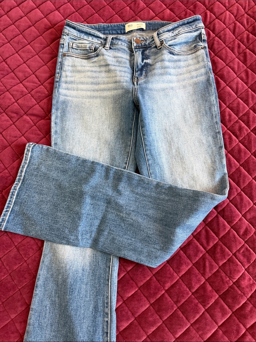 BKE Light Blue Bootcut Jeans